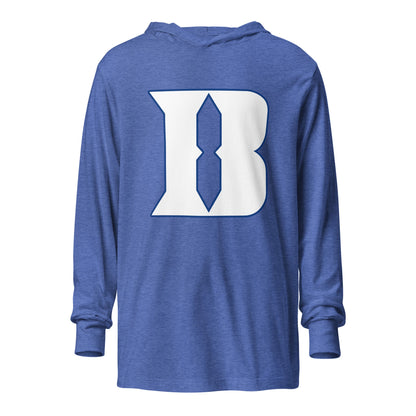 Performance | Hooded Long Sleeve T Shirt | Blueblacks Football Club | Crest Logo