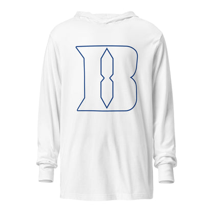 Performance | Hooded Long Sleeve T Shirt | Blueblacks Football Club | Crest Logo