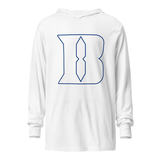 Performance | Hooded Long Sleeve T Shirt | Blueblacks Football Club | Crest Logo