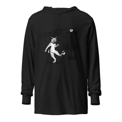 Performance | Hooded Long Sleeve T Shirt | Bobcat DGC | Predator Disc Golf Logo