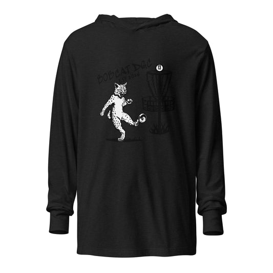 Performance | Hooded Long Sleeve T Shirt | Bobcat DGC | Predator Disc Golf Logo