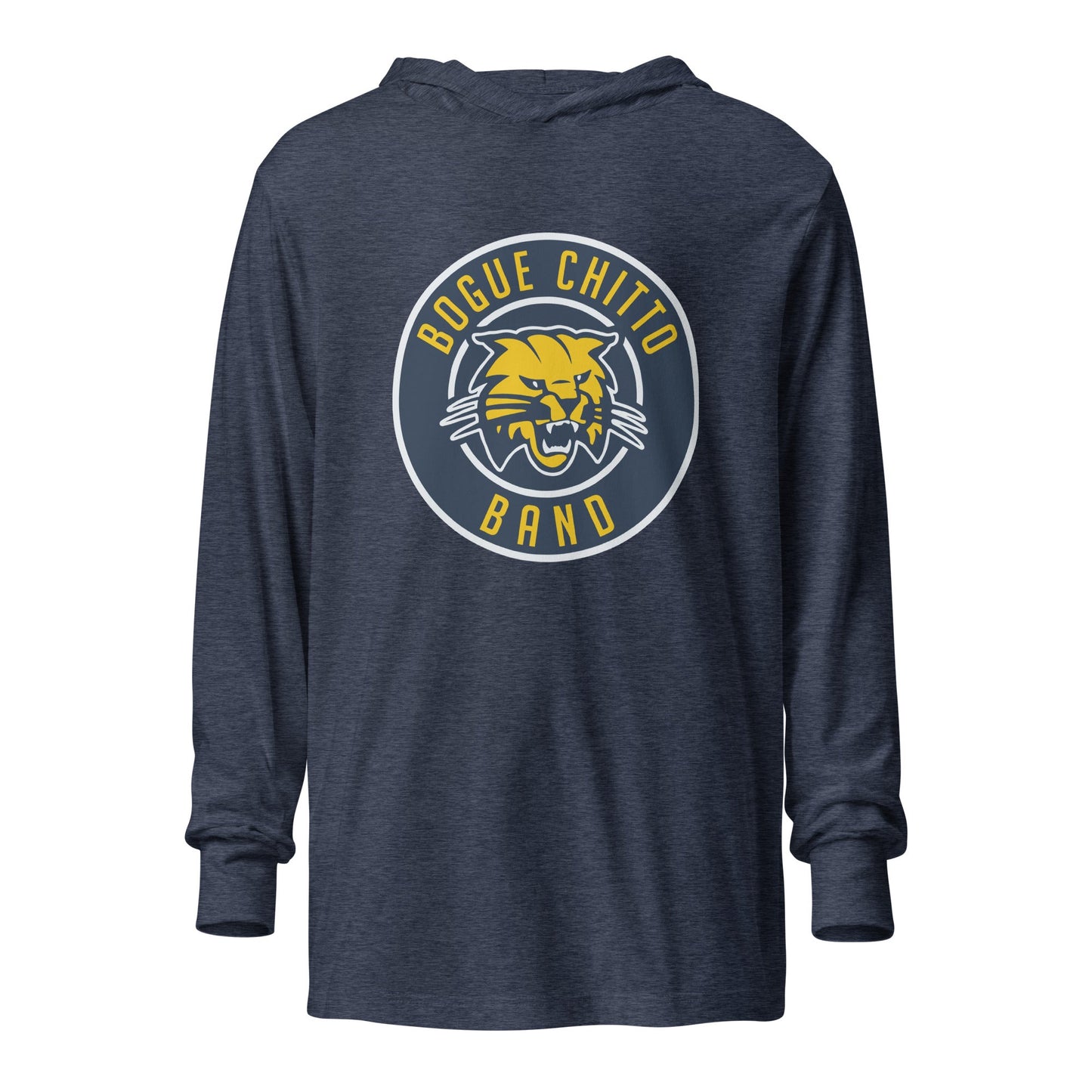 Performance | Hooded Long Sleeve T Shirt | Bogue Chitto Band | Badge Logo