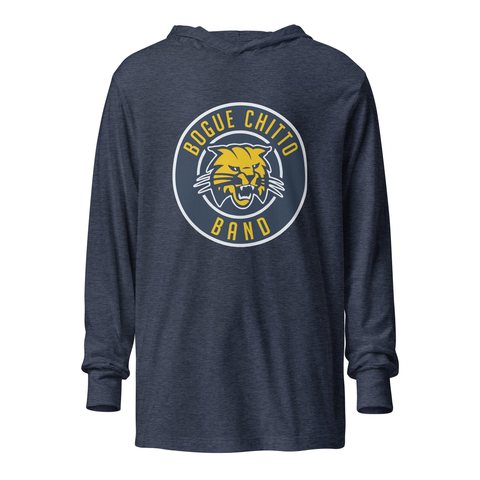 Performance | Hooded Long Sleeve T Shirt | Bogue Chitto Band | Badge Logo