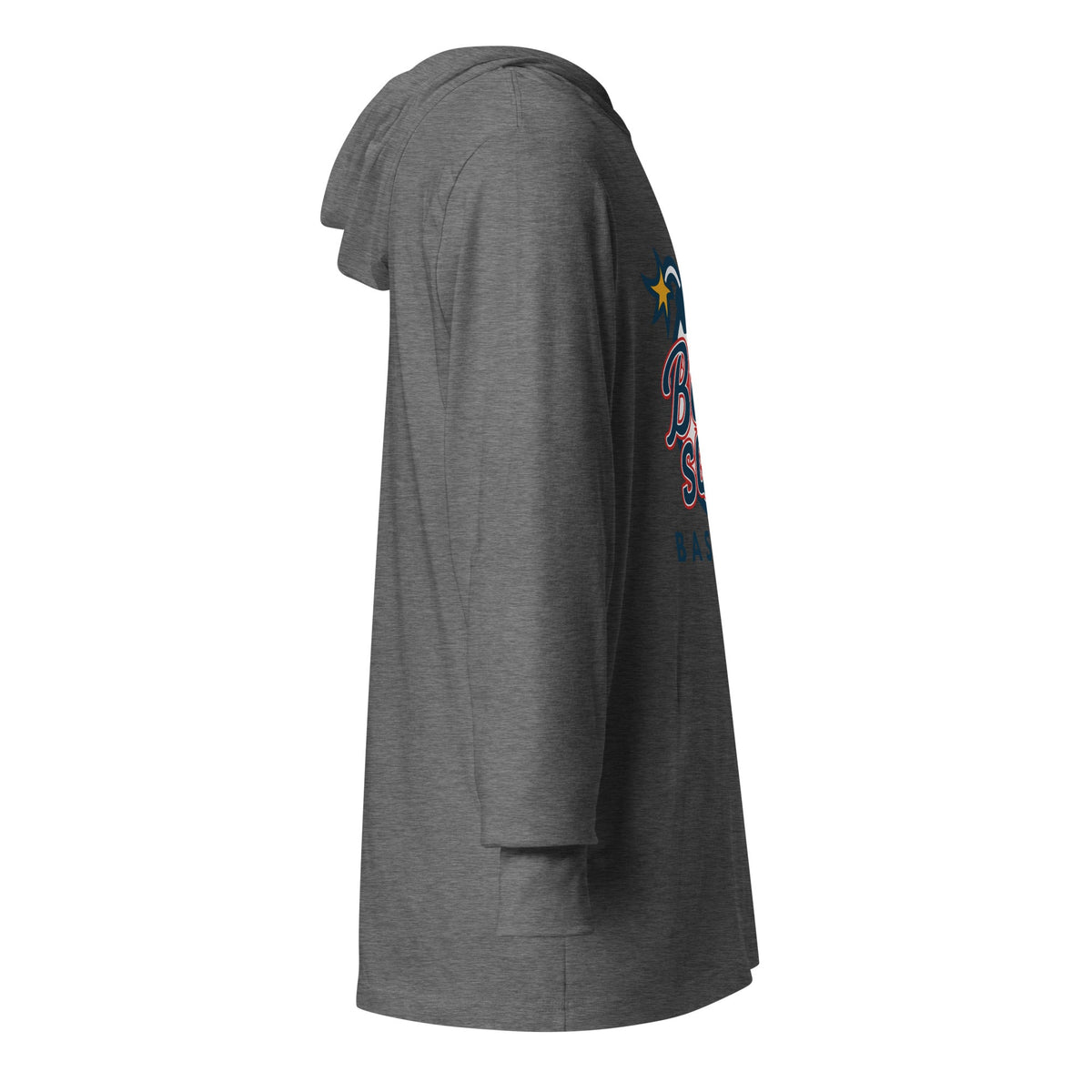 Performance | Hooded Long Sleeve T Shirt | Bomb Squad Baseball | Alt Logo