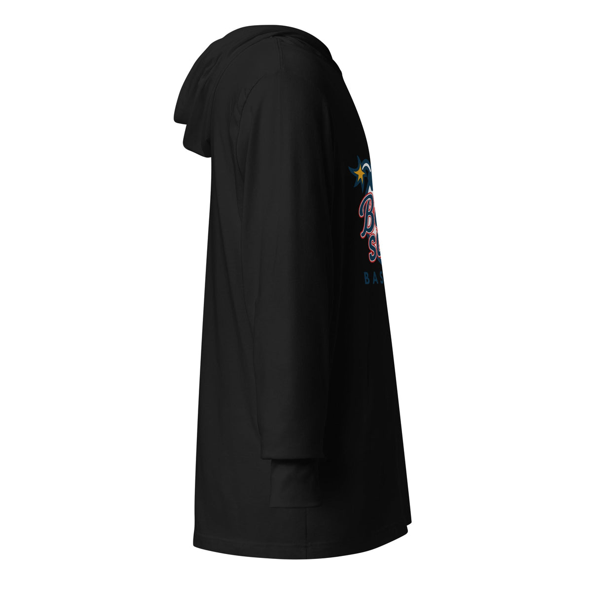 Performance | Hooded Long Sleeve T Shirt | Bomb Squad Baseball | Alt Logo