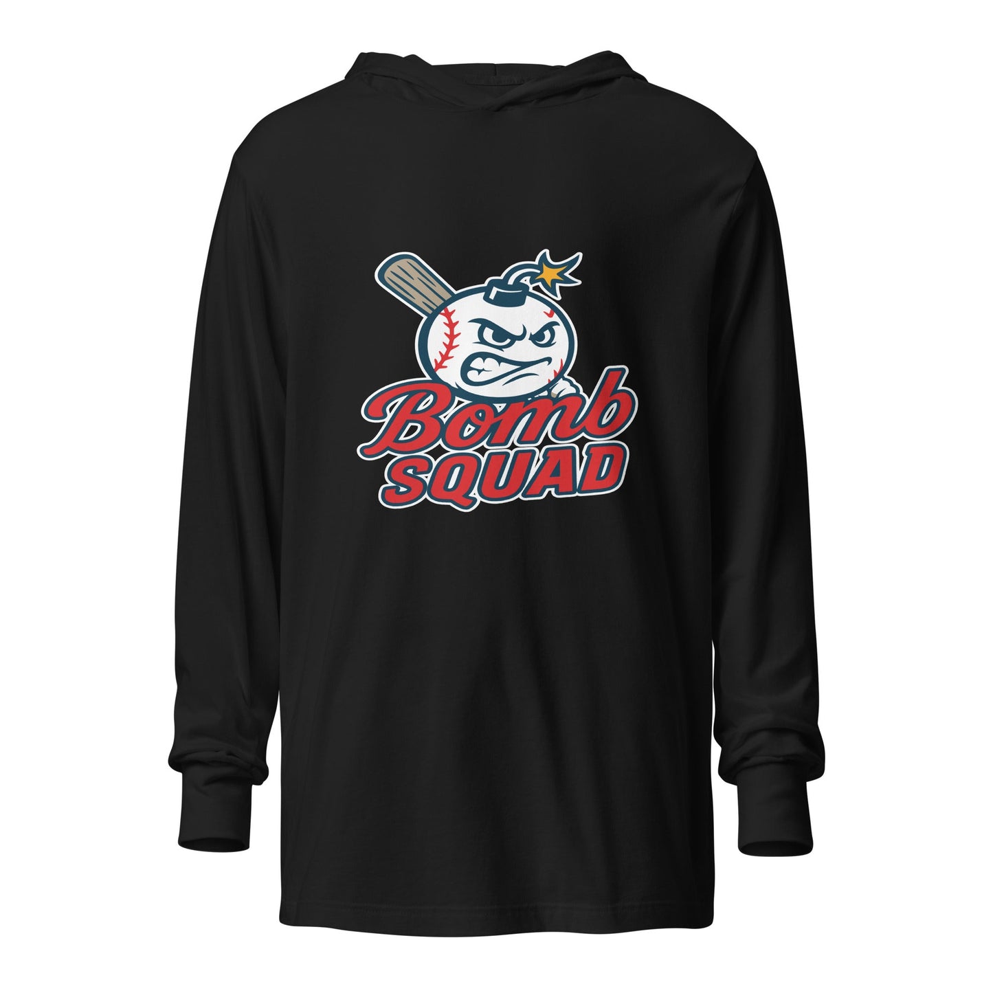 Performance | Hooded Long Sleeve T Shirt | Bomb Squad Baseball
