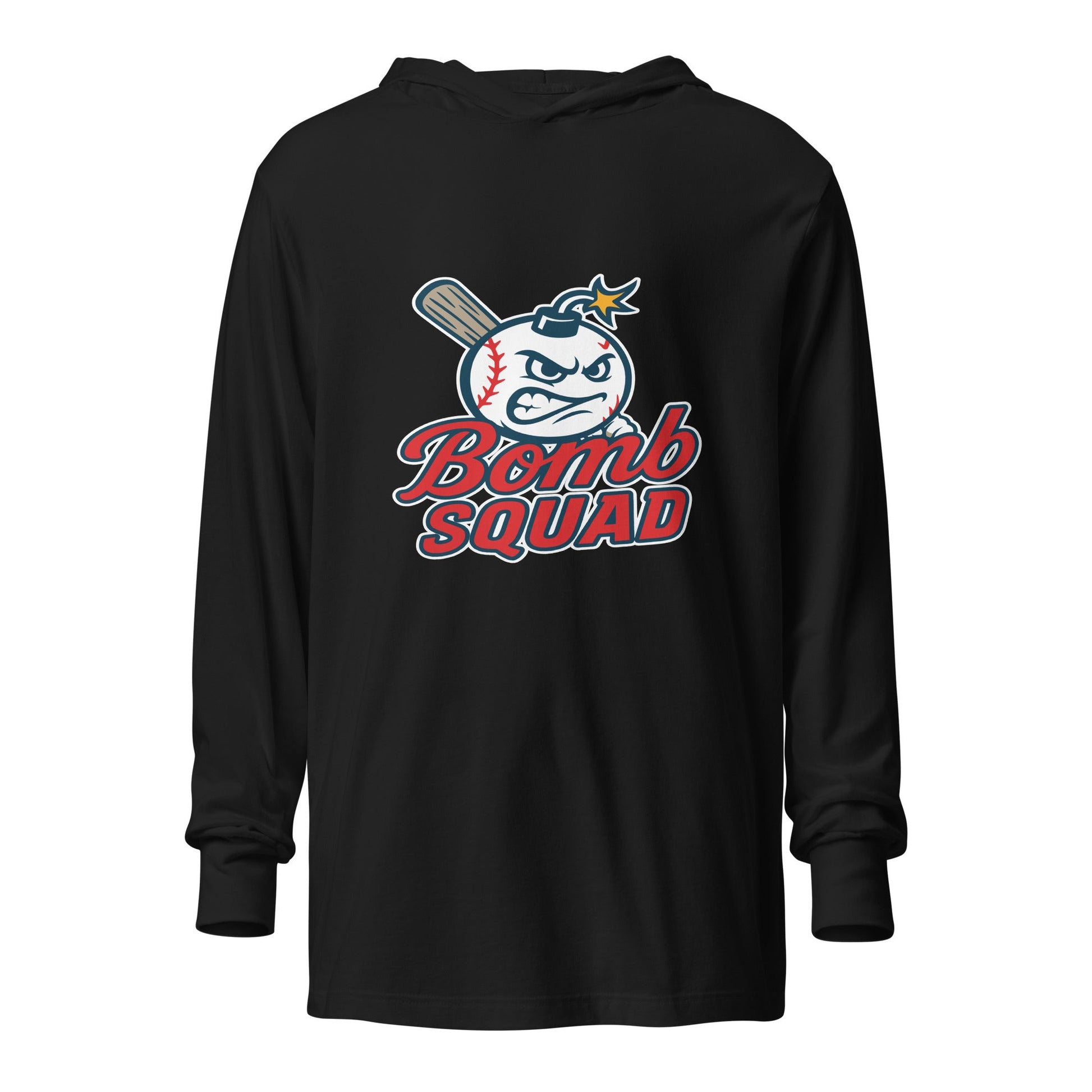 Performance | Hooded Long Sleeve T Shirt | Bomb Squad Baseball