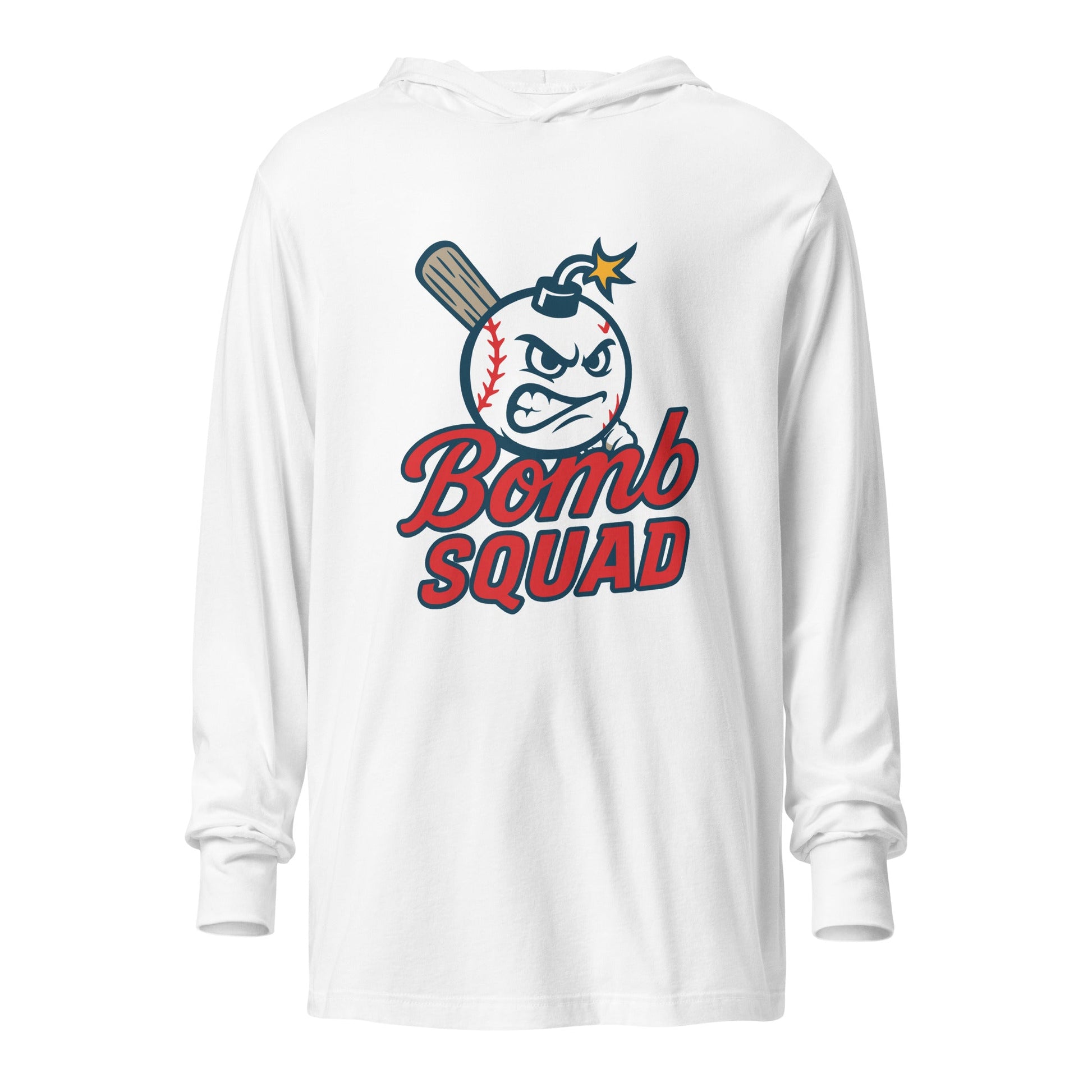 Performance | Hooded Long Sleeve T Shirt | Bomb Squad Baseball