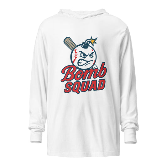 Performance | Hooded Long Sleeve T Shirt | Bomb Squad Baseball