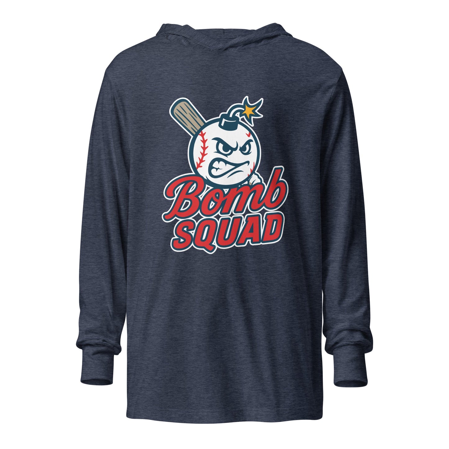 Performance | Hooded Long Sleeve T Shirt | Bomb Squad Baseball
