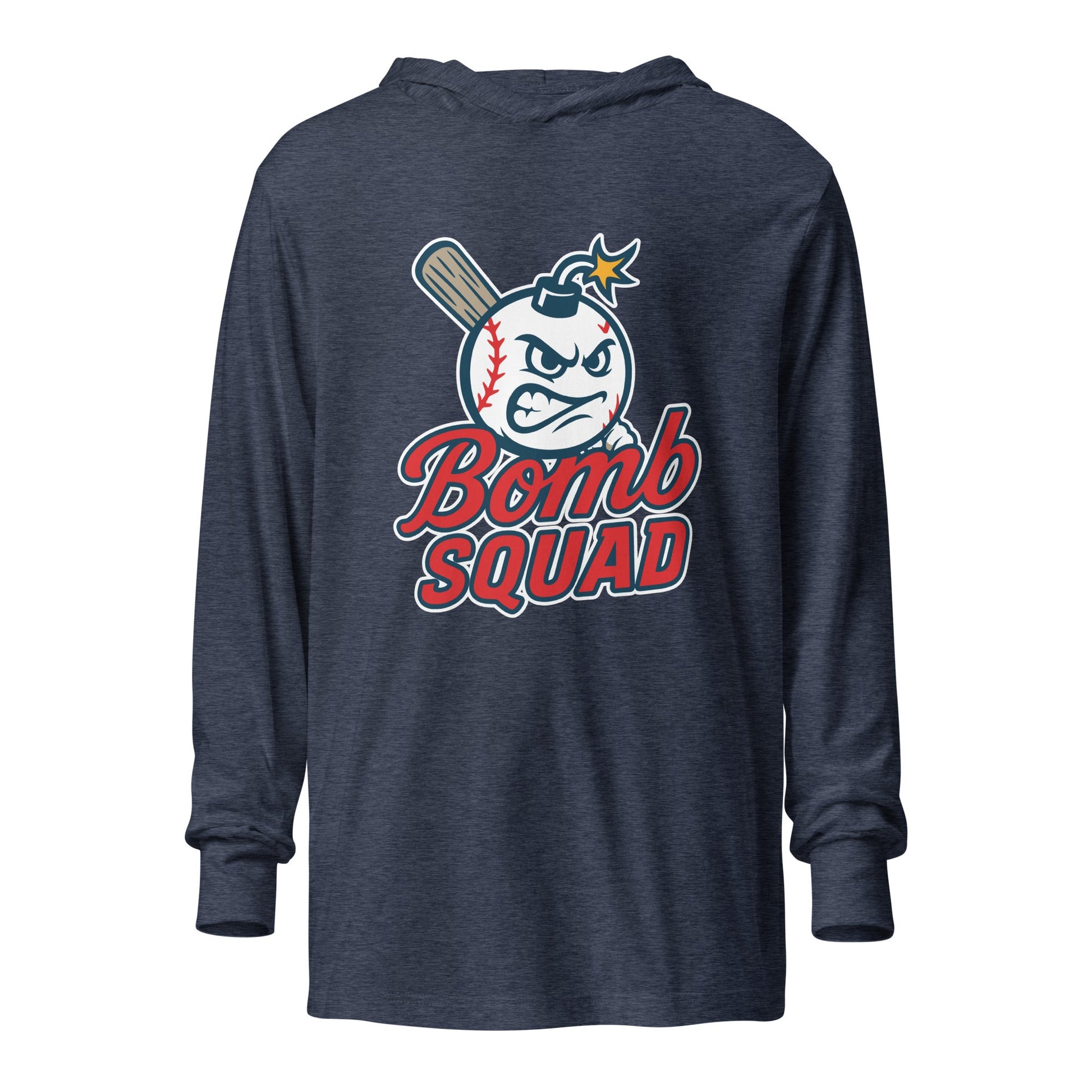 Performance | Hooded Long Sleeve T Shirt | Bomb Squad Baseball