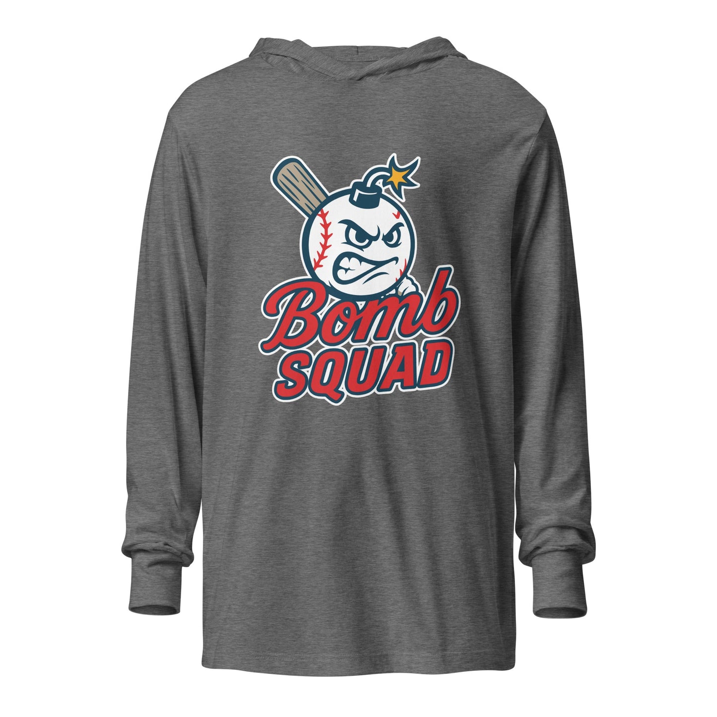 Performance | Hooded Long Sleeve T Shirt | Bomb Squad Baseball