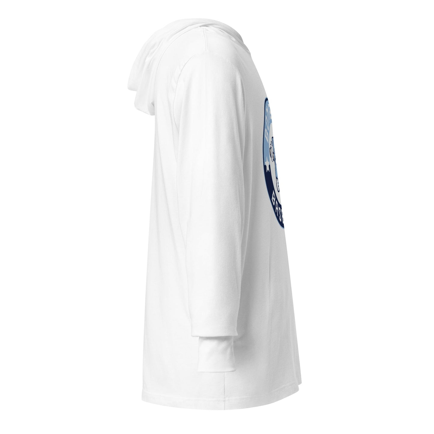 Performance | Hooded Long Sleeve T Shirt | BombSox Baseball | Badge Logo
