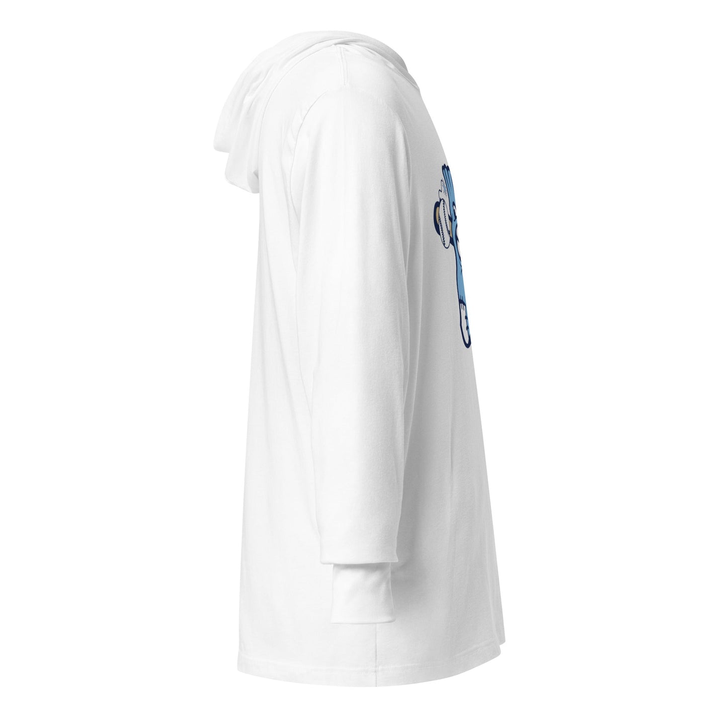Performance | Hooded Long Sleeve T Shirt | BombSox Baseball | Mascot Logo