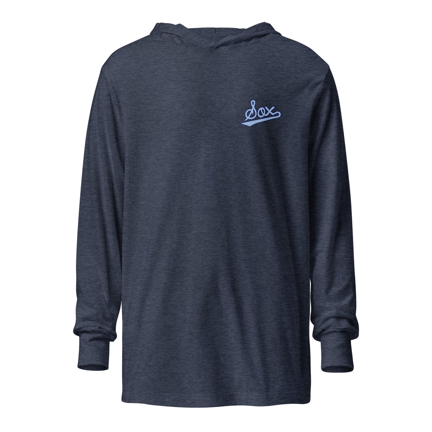Performance | Hooded Long Sleeve T Shirt | BombSox Baseball | Script Logo