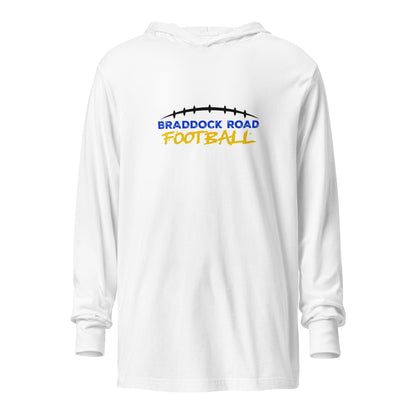Performance | Hooded Long Sleeve T Shirt | Braddock Road Football | Arch Athletics Logo