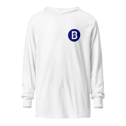Performance | Hooded Long Sleeve T Shirt | Brave Like Ben | Badge Logo