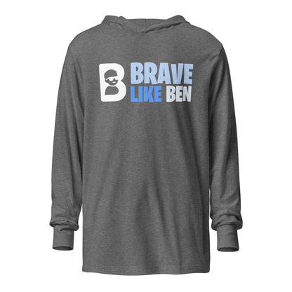 Performance | Hooded Long Sleeve T Shirt | Brave Like Ben | Valor Logo