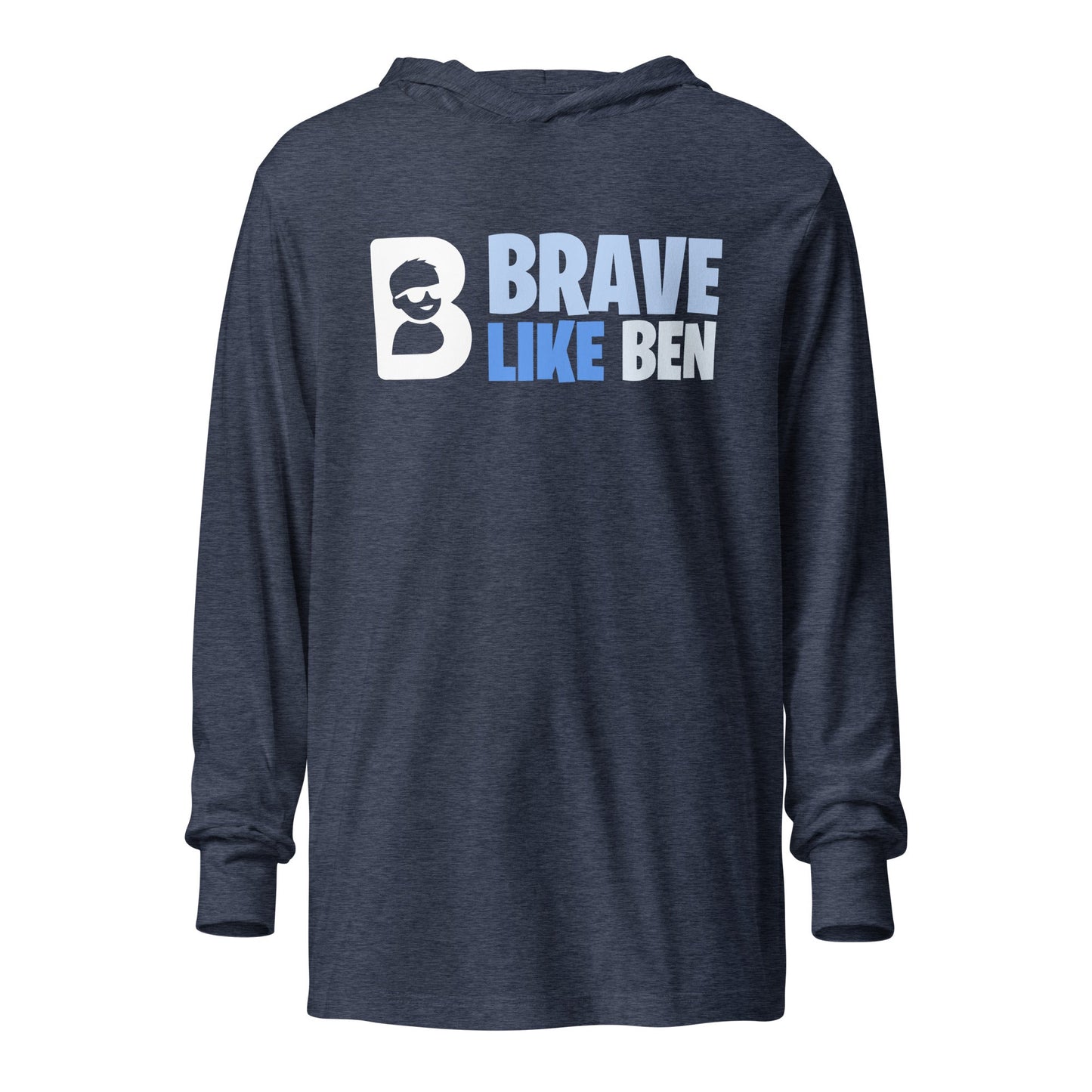 Performance | Hooded Long Sleeve T Shirt | Brave Like Ben | Valor Logo