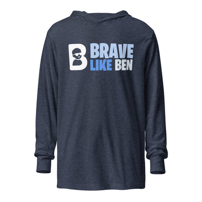Performance | Hooded Long Sleeve T Shirt | Brave Like Ben | Valor Logo