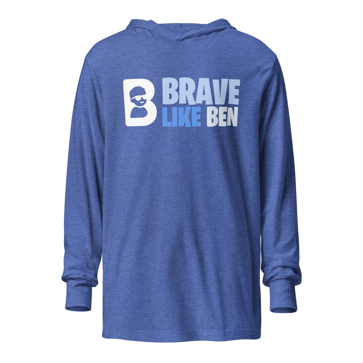Performance | Hooded Long Sleeve T Shirt | Brave Like Ben | Valor Logo