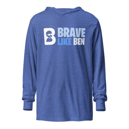 Performance | Hooded Long Sleeve T Shirt | Brave Like Ben | Valor Logo