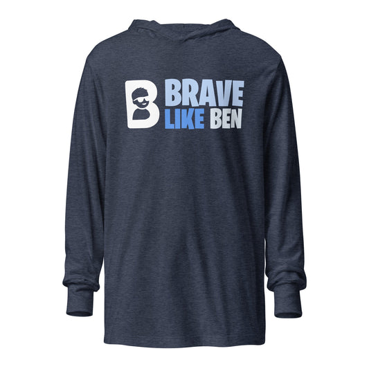 Performance | Hooded Long Sleeve T Shirt | Brave Like Ben | Valor Logo
