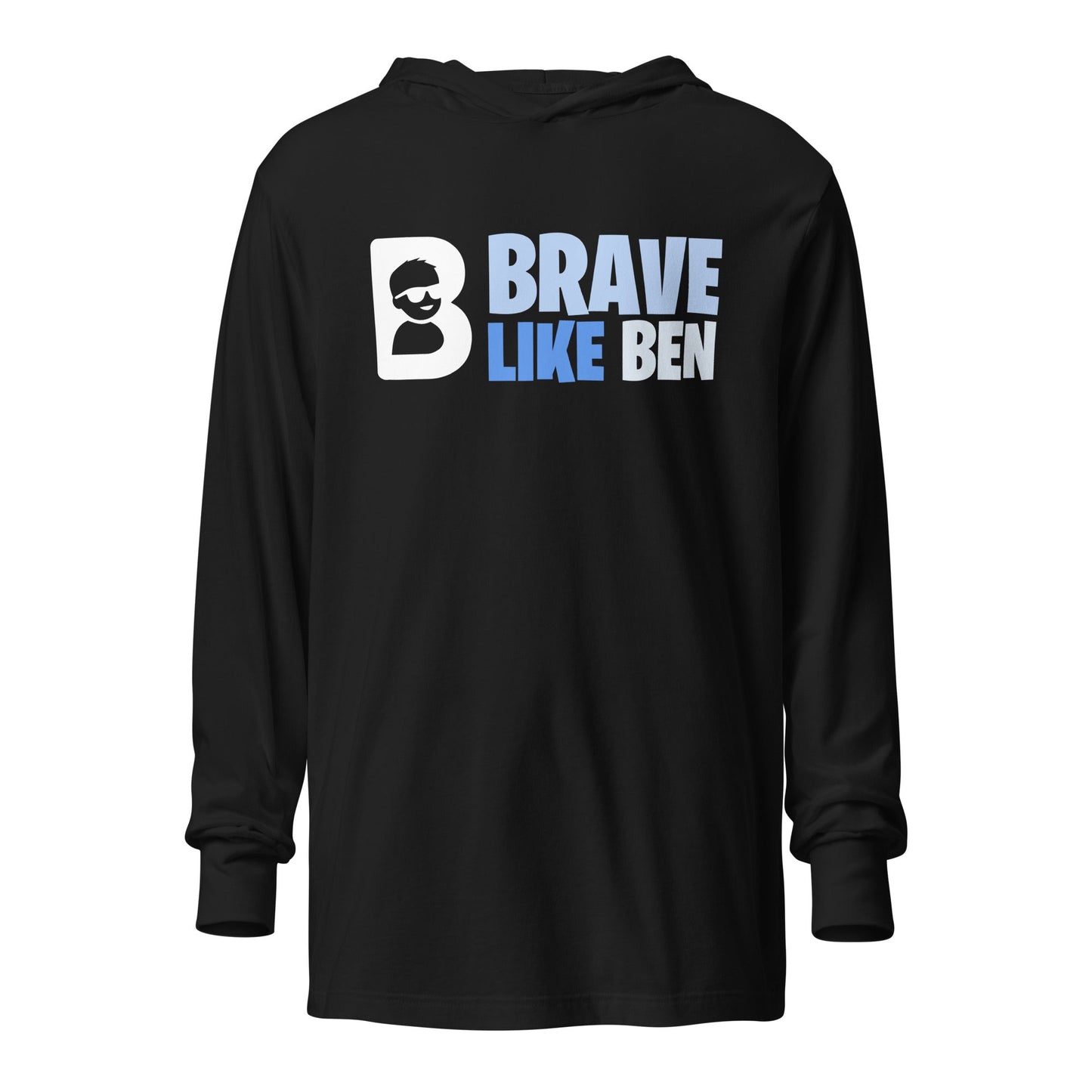 Performance | Hooded Long Sleeve T Shirt | Brave Like Ben | Valor Logo