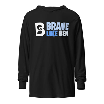 Performance | Hooded Long Sleeve T Shirt | Brave Like Ben | Valor Logo