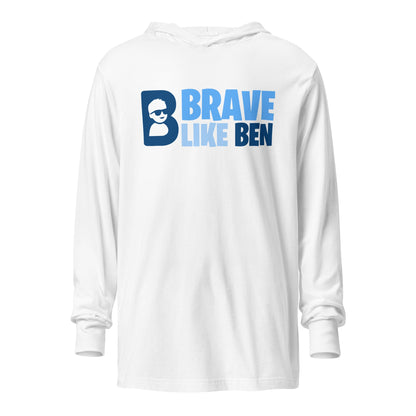 Performance | Hooded Long Sleeve T Shirt | Brave Like Ben | Vanguard Logo