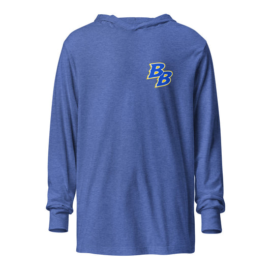 Performance | Hooded Long Sleeve T Shirt | Breakaway Bandits Softball Club | Crest Logo