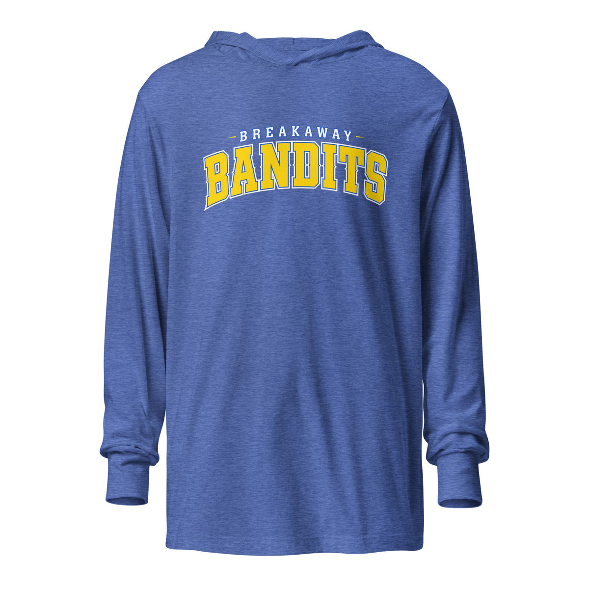 Performance | Hooded Long Sleeve T Shirt | Breakaway Bandits Softball Club | Emblem Logo