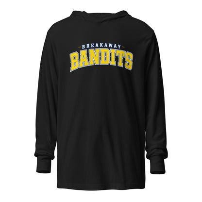 Performance | Hooded Long Sleeve T Shirt | Breakaway Bandits Softball Club | Emblem Logo