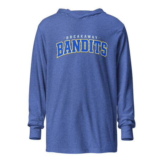 Performance | Hooded Long Sleeve T Shirt | Breakaway Bandits Softball Club | Vanguard Logo