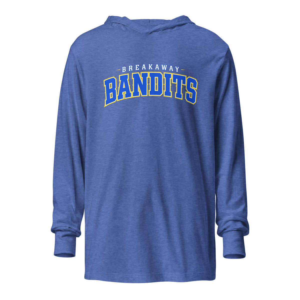 Performance | Hooded Long Sleeve T Shirt | Breakaway Bandits Softball Club | Vanguard Logo