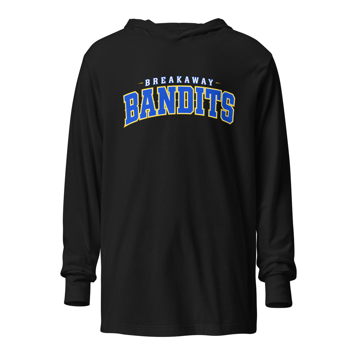 Performance | Hooded Long Sleeve T Shirt | Breakaway Bandits Softball Club | Vanguard Logo