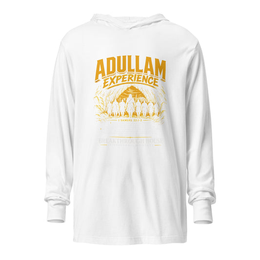 Performance | Hooded Long Sleeve T Shirt | Breakthrough House International Ministries | Emblem Logo