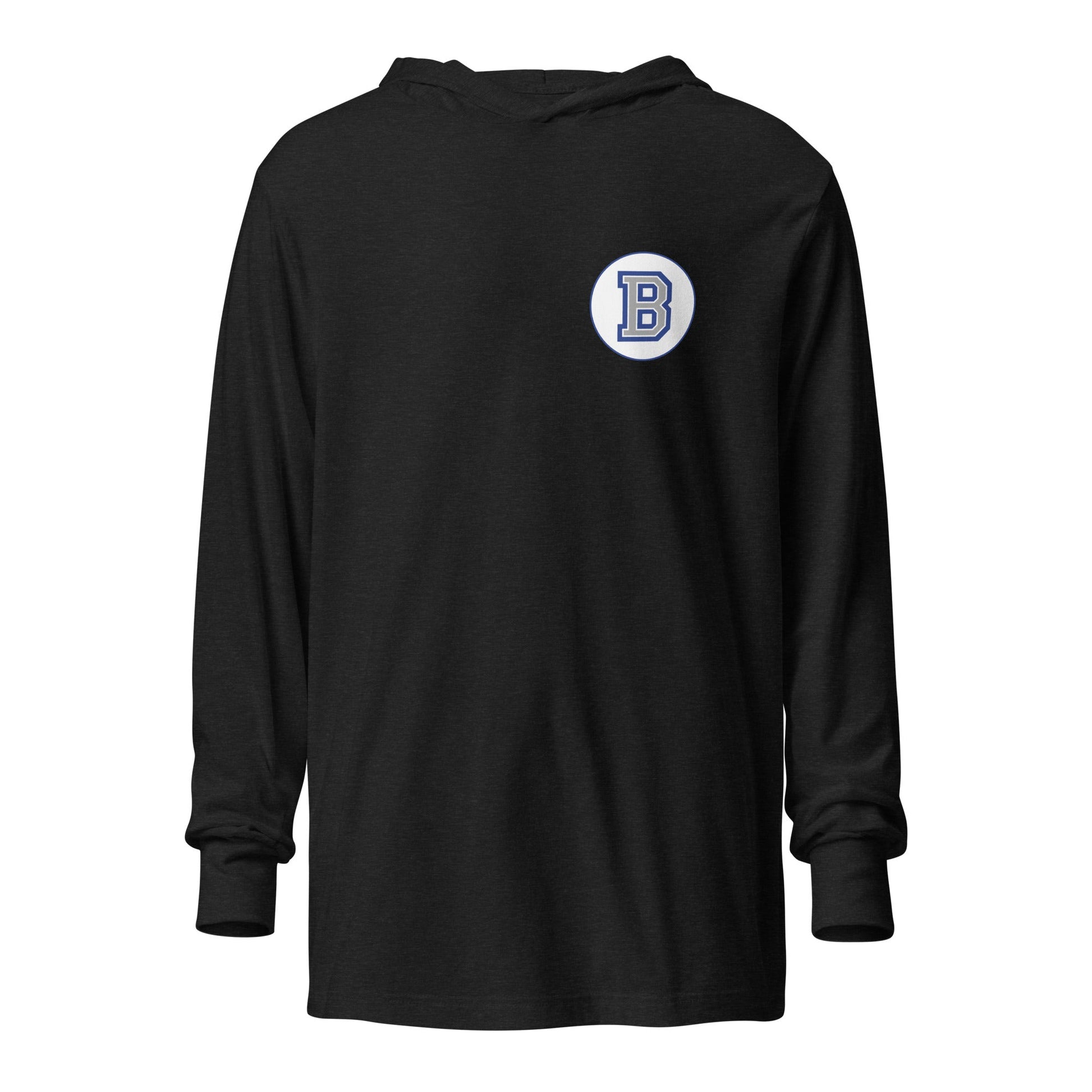 Performance | Hooded Long Sleeve T Shirt | Bronxville | Badge Logo