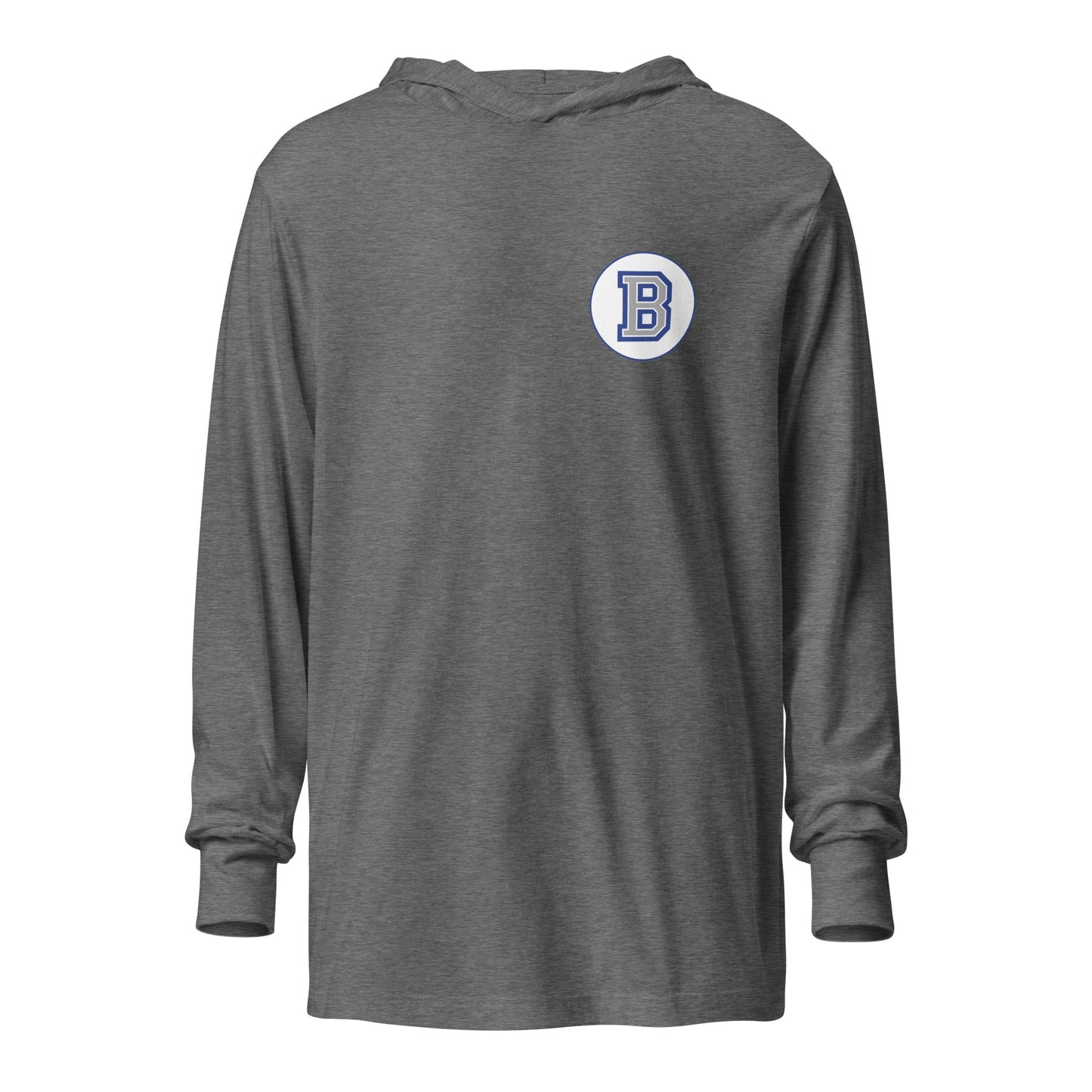 Performance | Hooded Long Sleeve T Shirt | Bronxville | Badge Logo