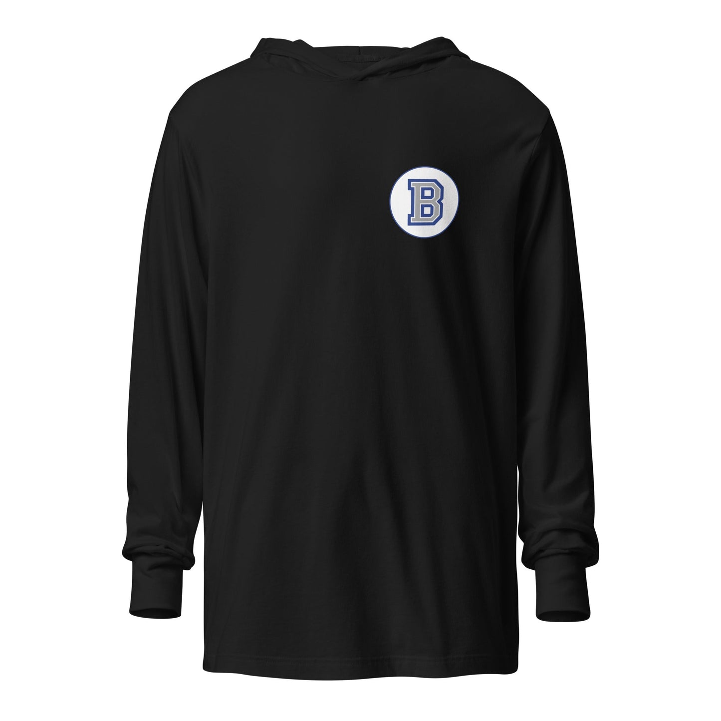 Performance | Hooded Long Sleeve T Shirt | Bronxville | Badge Logo