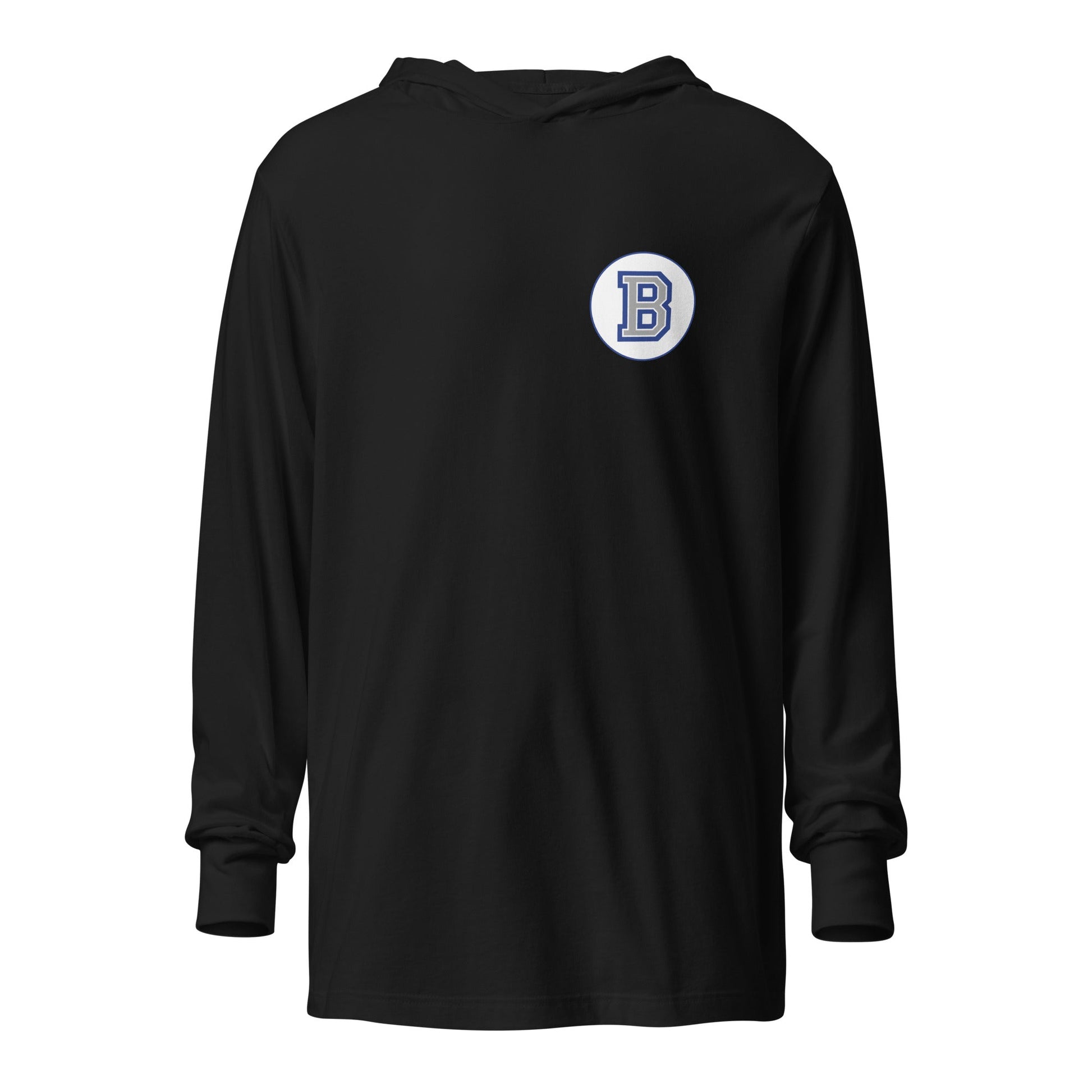 Performance | Hooded Long Sleeve T Shirt | Bronxville | Badge Logo