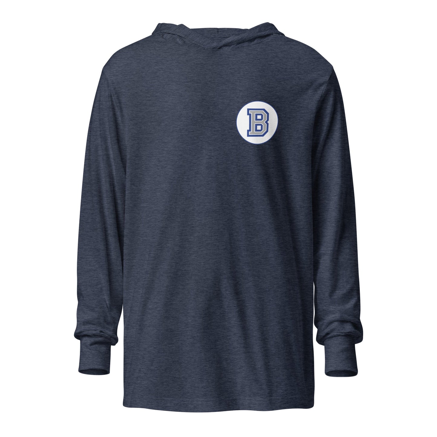 Performance | Hooded Long Sleeve T Shirt | Bronxville | Badge Logo