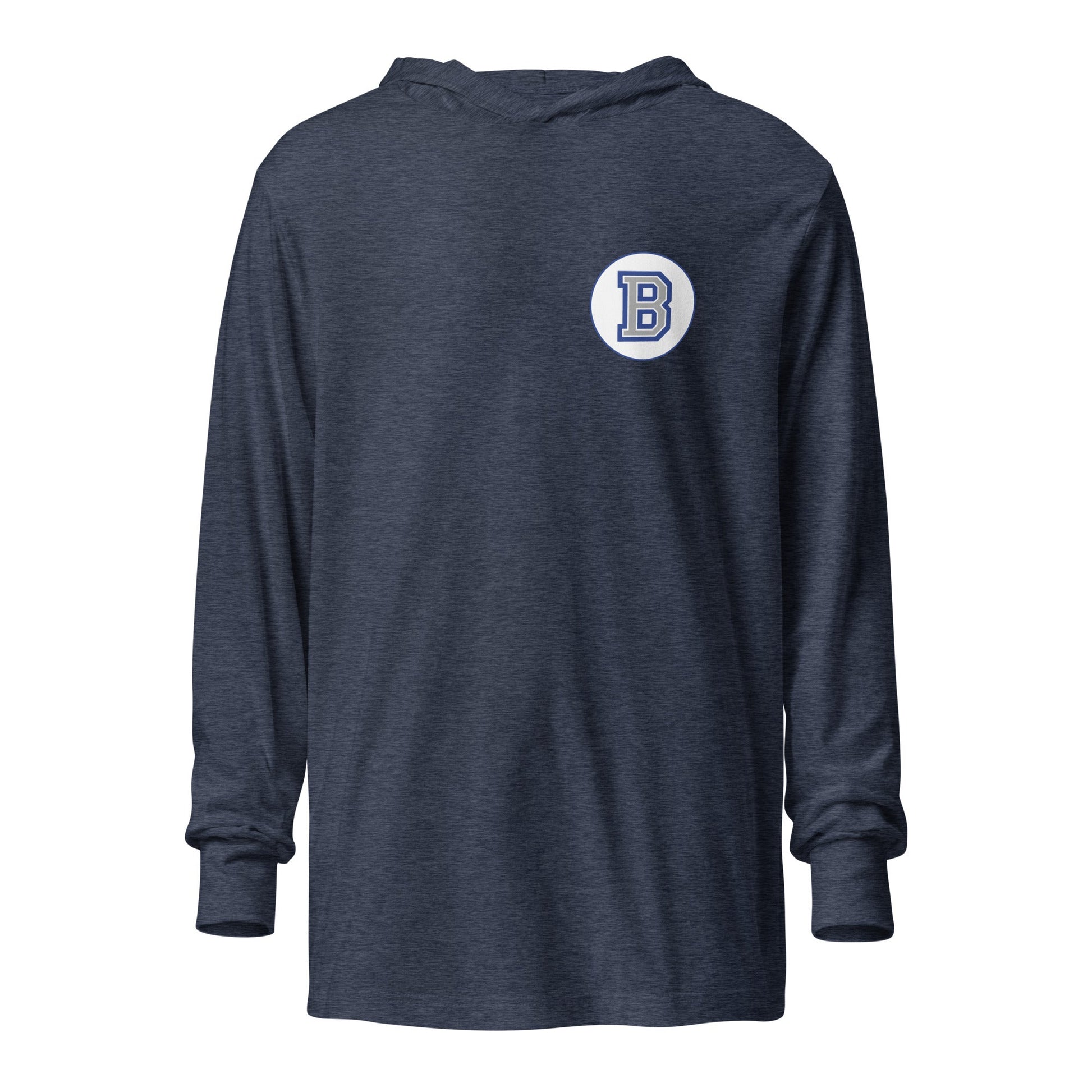 Performance | Hooded Long Sleeve T Shirt | Bronxville | Badge Logo