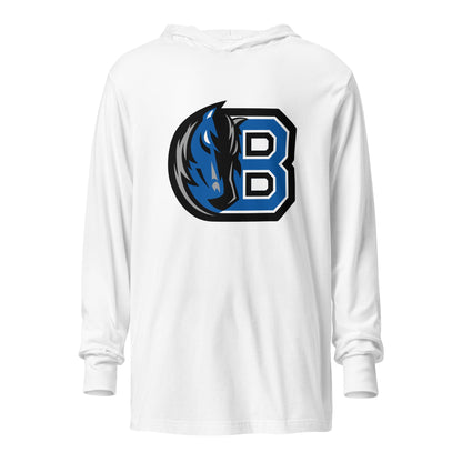 Performance | Hooded Long Sleeve T Shirt | Bronxville | Crest Logo