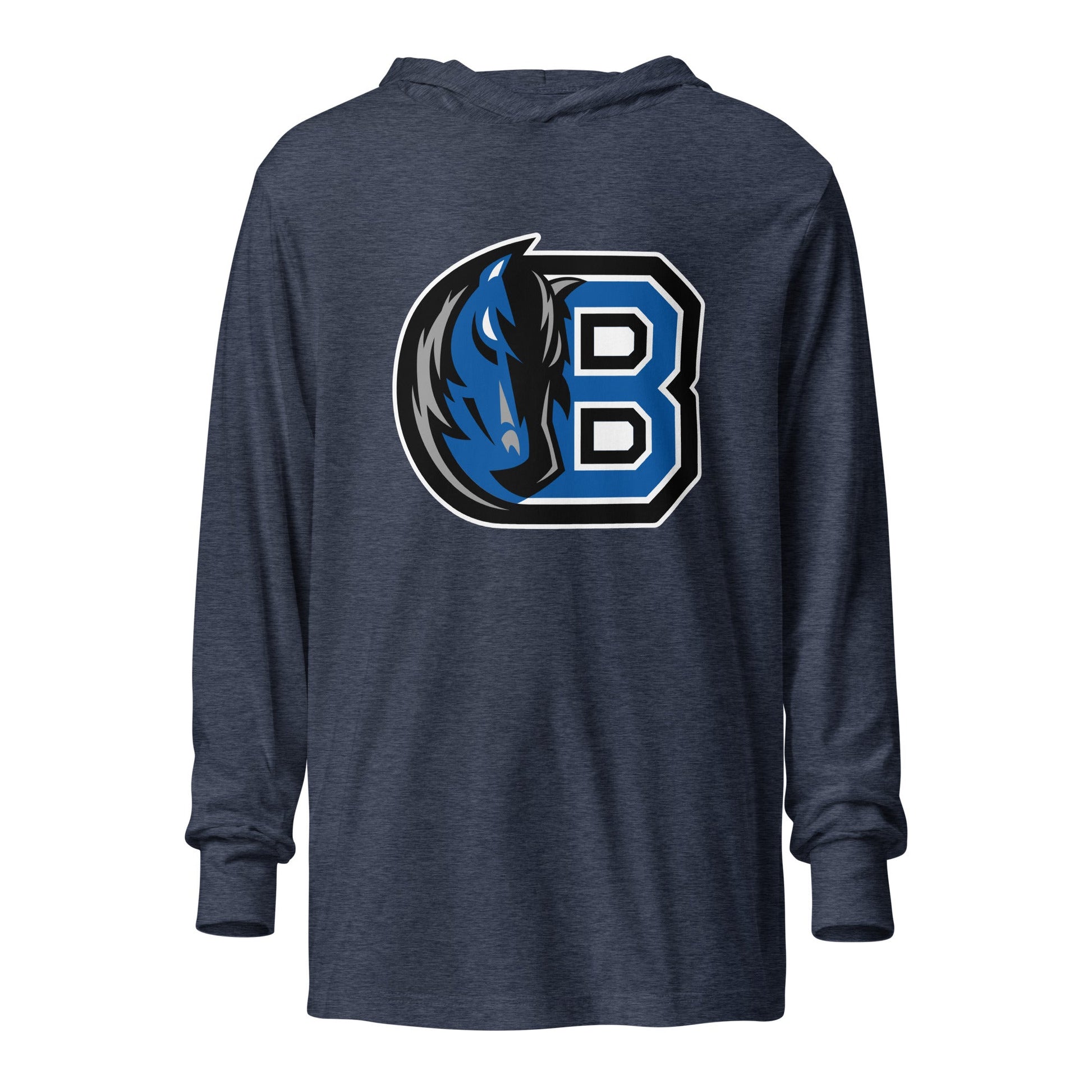 Performance | Hooded Long Sleeve T Shirt | Bronxville | Crest Logo