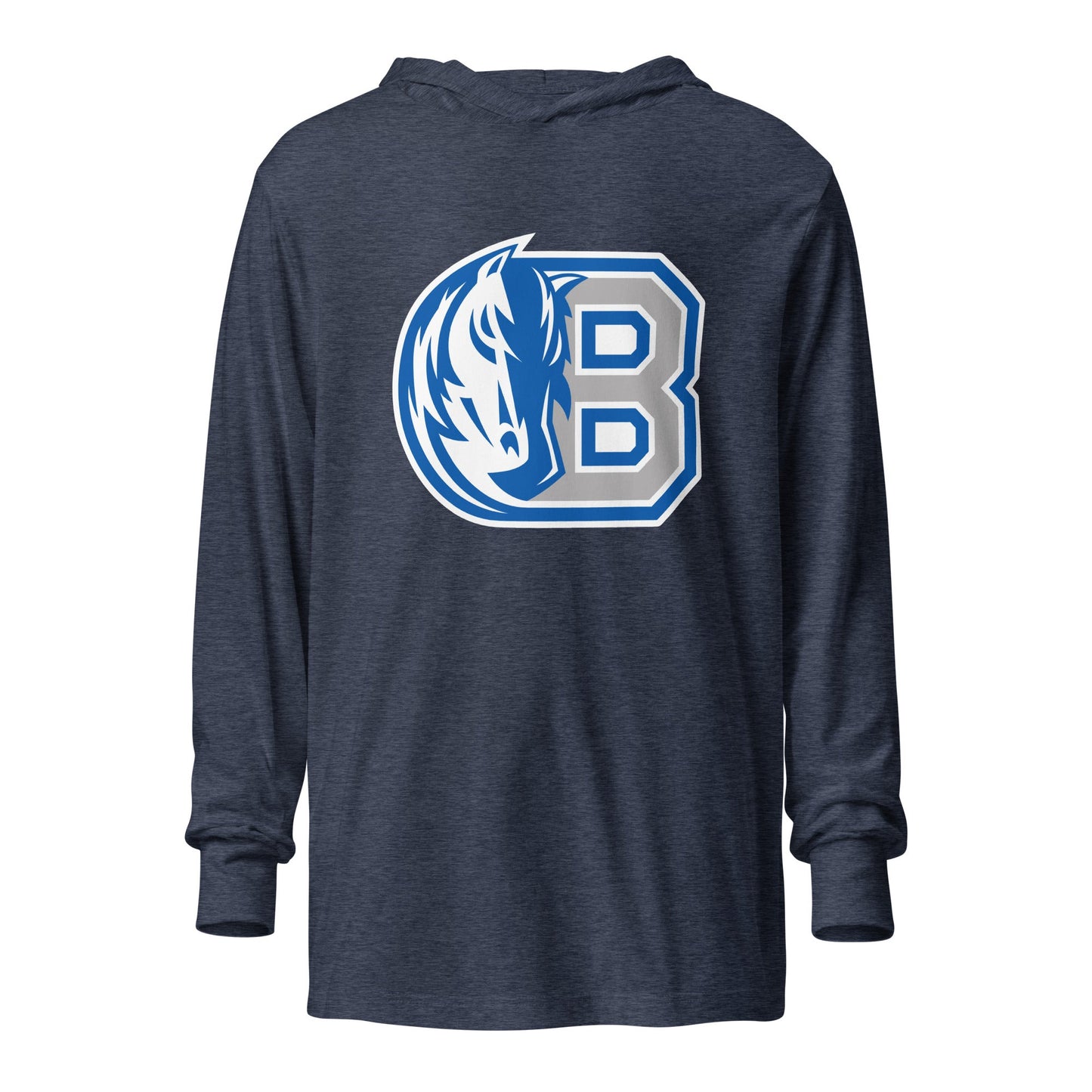 Performance | Hooded Long Sleeve T Shirt | Bronxville | Emblem Logo