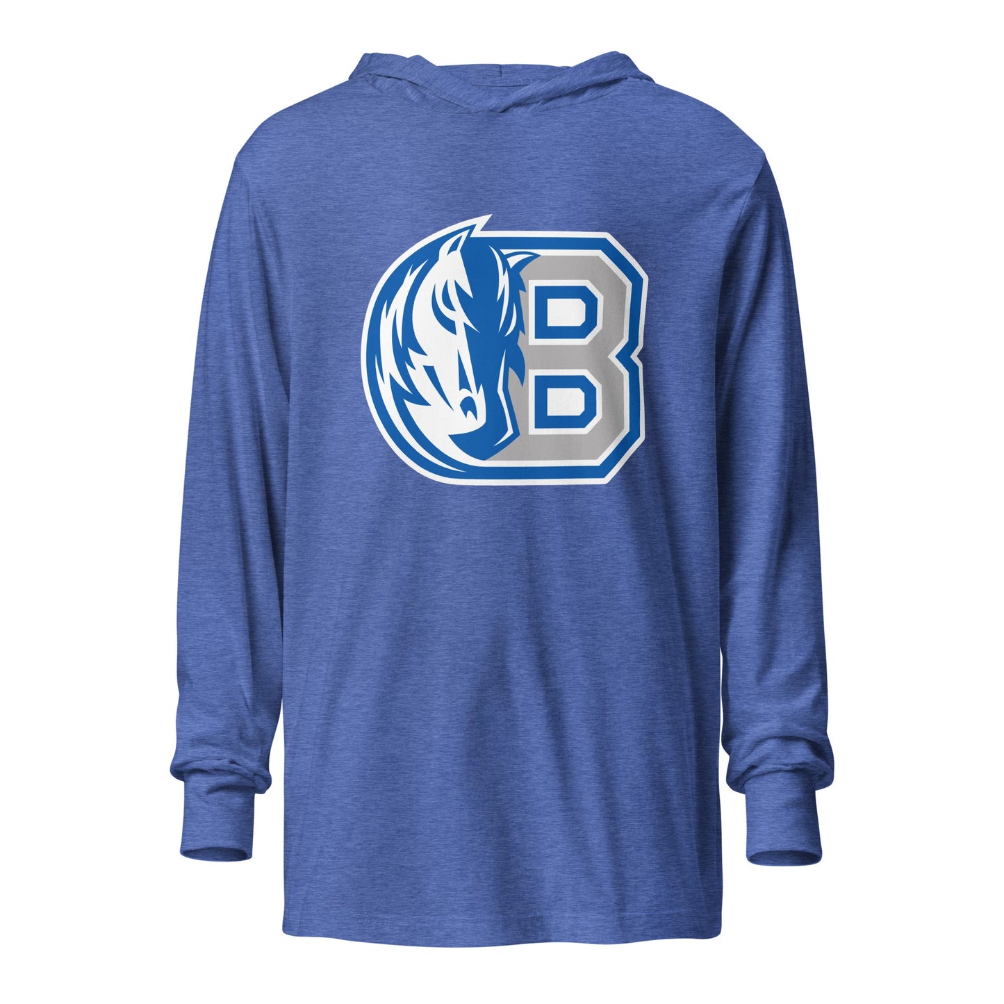 Performance | Hooded Long Sleeve T Shirt | Bronxville | Emblem Logo