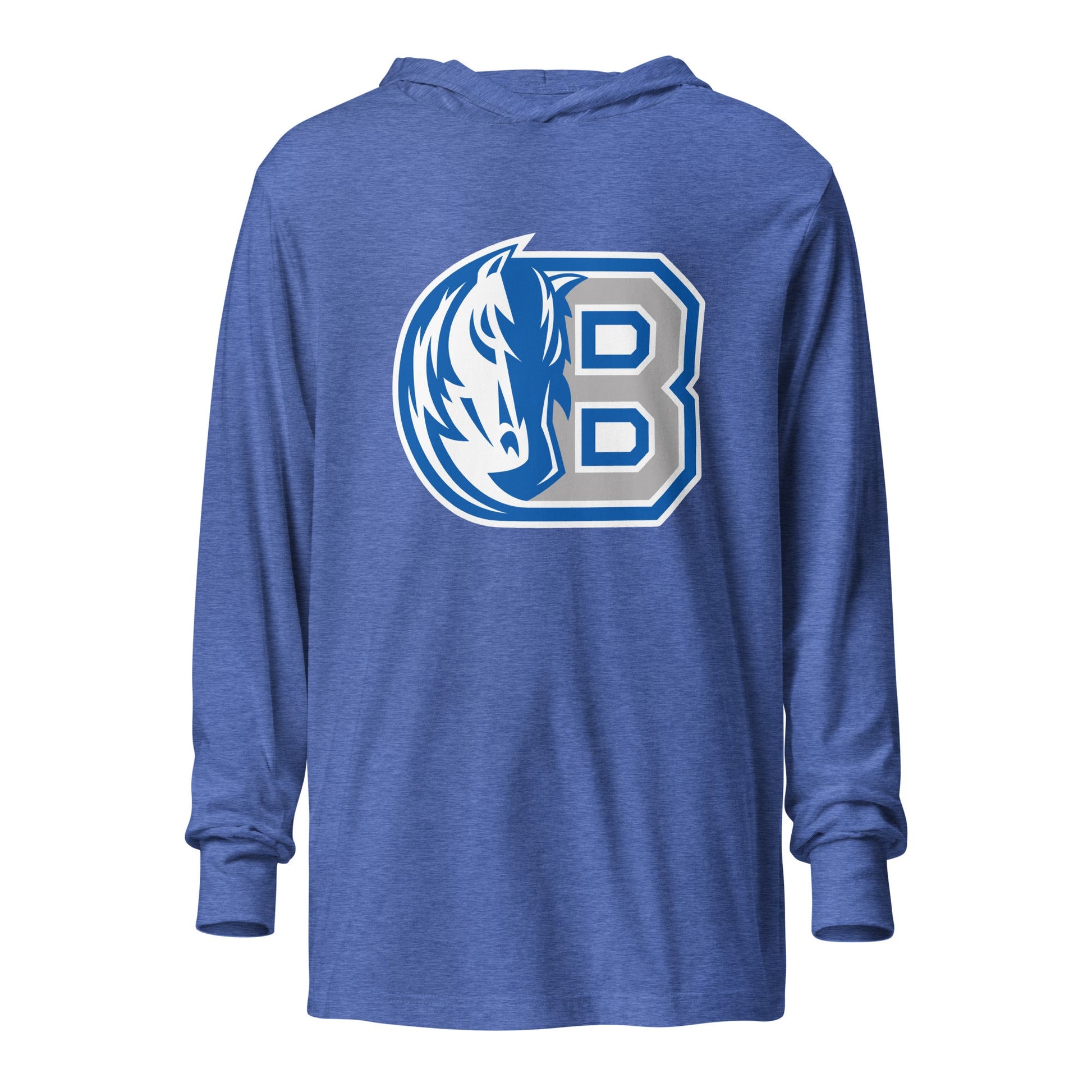 Performance | Hooded Long Sleeve T Shirt | Bronxville | Emblem Logo