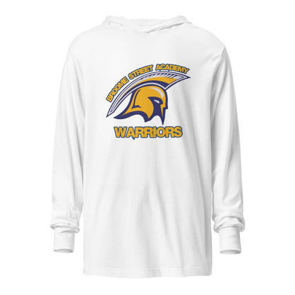 Performance | Hooded Long Sleeve T Shirt | Broome Street Academy | Helmet Logo