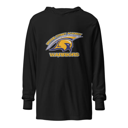 Performance | Hooded Long Sleeve T Shirt | Broome Street Academy | Helmet Logo